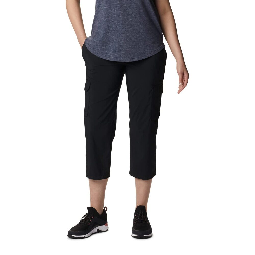 Columbia Women's Silver Ridge Utility Capri, Black, 6